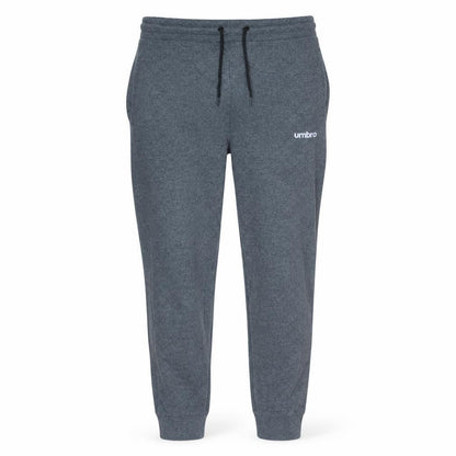 Umbro Men's Grey Fleece Jogger Trousers Size L Regular Fit