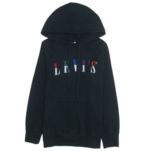 Mens UK Size XS Levi's Black Pullover Hoodie