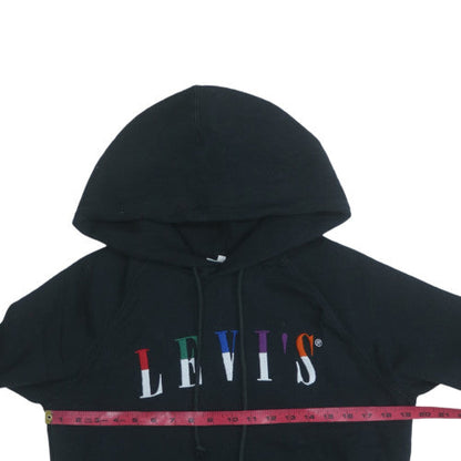 Mens UK Size XS Levi's Black Pullover Hoodie