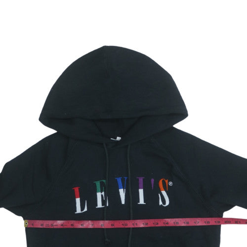 Mens UK Size XS Levi's Black Pullover Hoodie