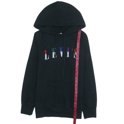 Mens UK Size XS Levi's Black Pullover Hoodie