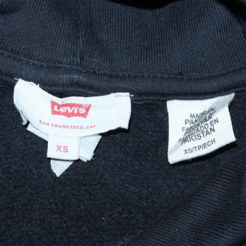 Mens UK Size XS Levi's Black Pullover Hoodie
