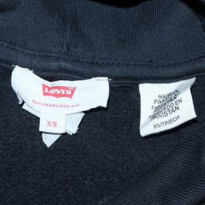Mens UK Size XS Levi's Black Pullover Hoodie