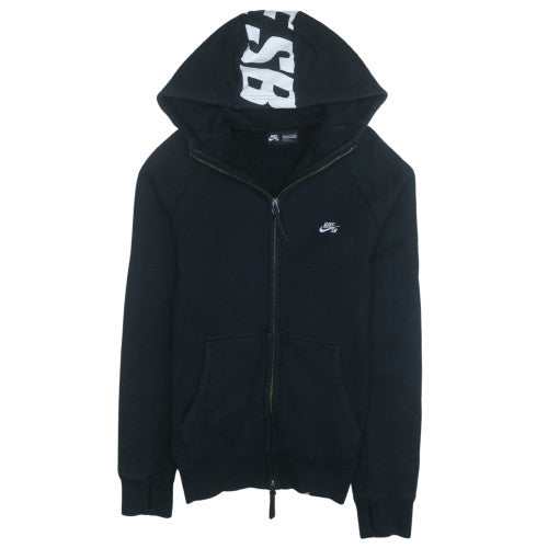 Mens UK Size M Nike Black Full Zip Hoodie