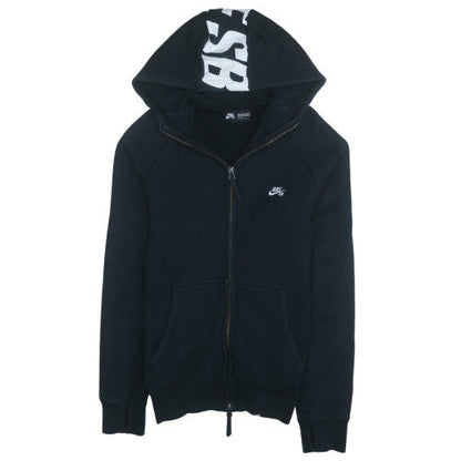 Mens UK Size M Nike Black Full Zip Hoodie