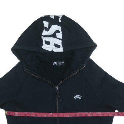 Mens UK Size M Nike Black Full Zip Hoodie