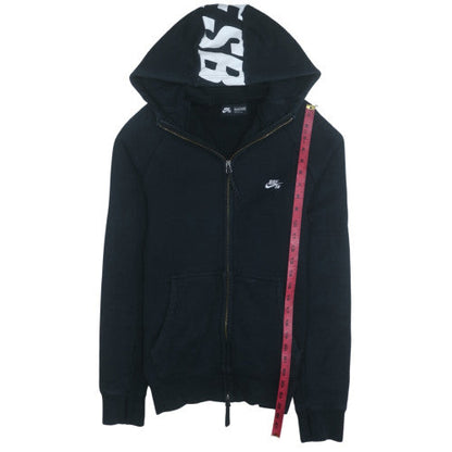 Mens UK Size M Nike Black Full Zip Hoodie