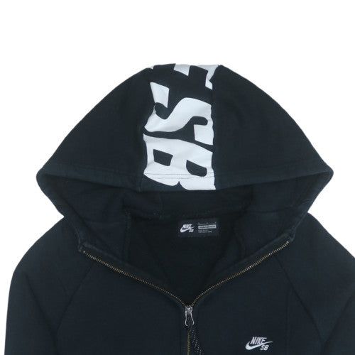 Mens UK Size M Nike Black Full Zip Hoodie