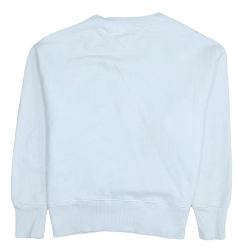 Mens UK Size M Tommy Jeans White Pullover Sweatshirt