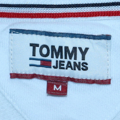 Mens UK Size M Tommy Jeans White Pullover Sweatshirt
