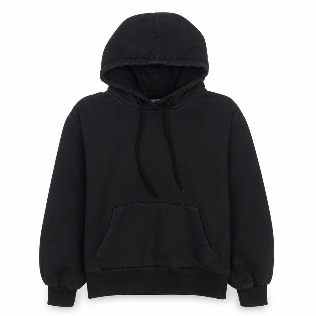 Womens UK Size 6 Adidas Black Pullover Hoodie