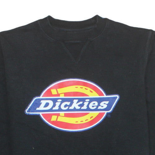 Mens UK Size S Dickies Black Pullover Sweatshirt