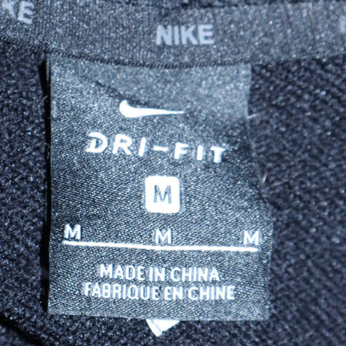 Mens UK Size M Nike Black Pullover Hoodie