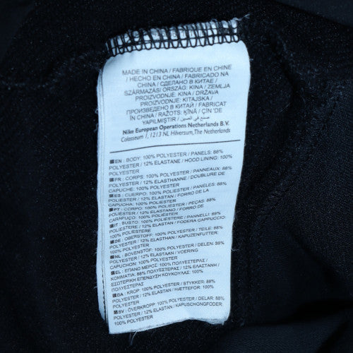 Mens UK Size M Nike Black Pullover Hoodie