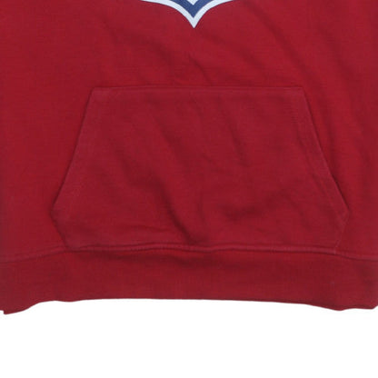 NFL Team Apparel Boys Red Pullover Hoodie 12-13 Years 158cm Cotton Blend