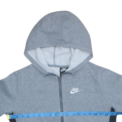 Nike Boys Grey Colourblock 1/2 Zip Hoodie XL 158-170cm Standard Fit