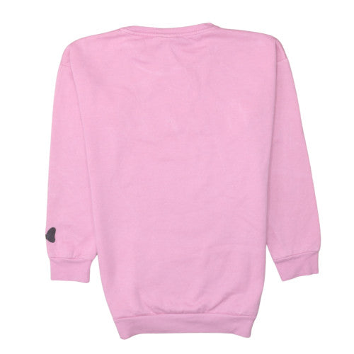 Womens UK Size S Disney Pink Pullover Sweatshirt