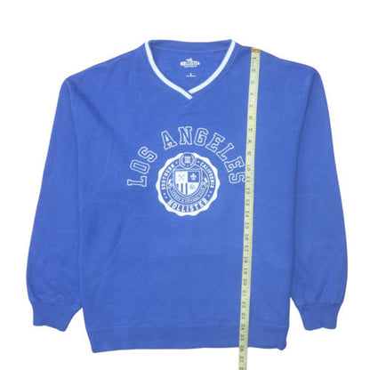 Womens UK Size S Hollister Blue Pullover Sweatshirt