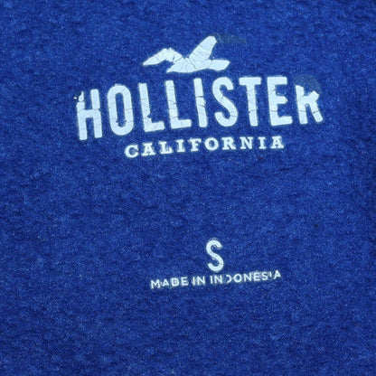 Womens UK Size S Hollister Blue Pullover Sweatshirt