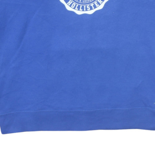 Womens UK Size S Hollister Blue Pullover Sweatshirt