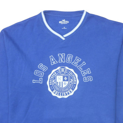 Womens UK Size S Hollister Blue Pullover Sweatshirt