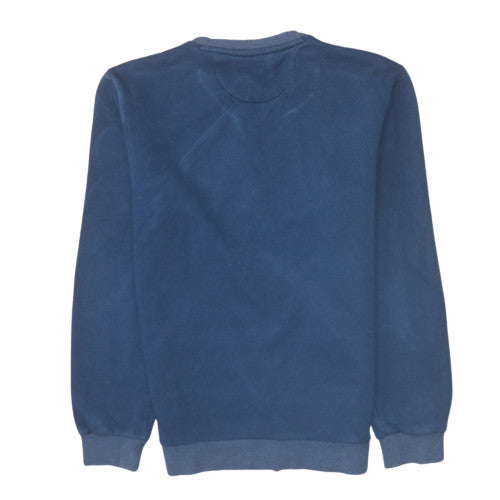 Mens UK Size S adidas Blue Pullover Sweatshirt
