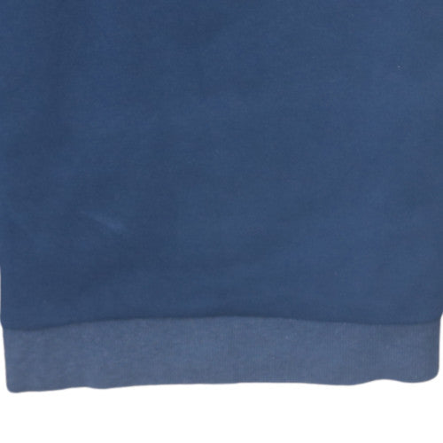 Mens UK Size S adidas Blue Pullover Sweatshirt