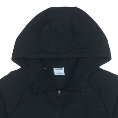 Mens UK Size S Gymshark Black Full Zip Hoodie
