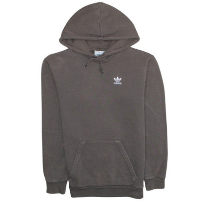 Mens UK Size XS Adidas Brown Pullover Hoodie