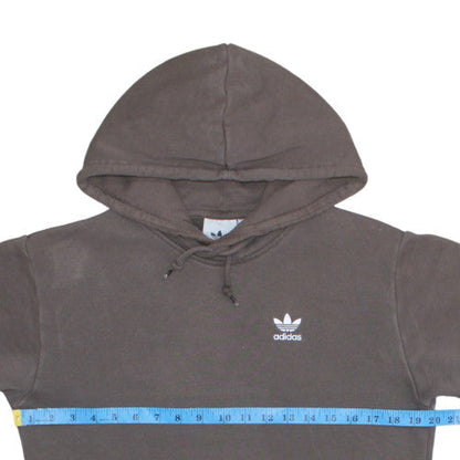 Mens UK Size XS Adidas Brown Pullover Hoodie