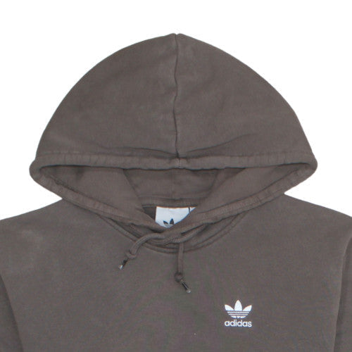 Mens UK Size XS Adidas Brown Pullover Hoodie
