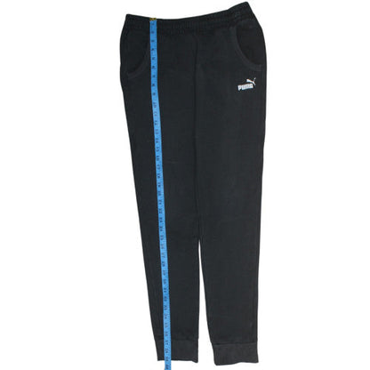 Puma Men's Black Jogger Sweatpants S Regular Fit Fleece Trousers