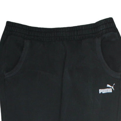 Puma Men's Black Jogger Sweatpants S Regular Fit Fleece Trousers