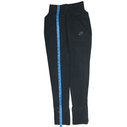 Nike Womens Black XS Fleece Jogger Trousers with Buttons