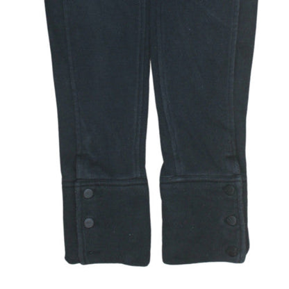 Nike Womens Black XS Fleece Jogger Trousers with Buttons