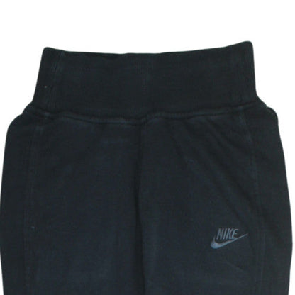Nike Womens Black XS Fleece Jogger Trousers with Buttons