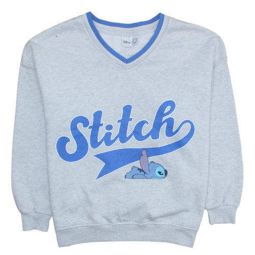 Womens UK Size 10/12 Disney Grey Pullover Sweatshirt