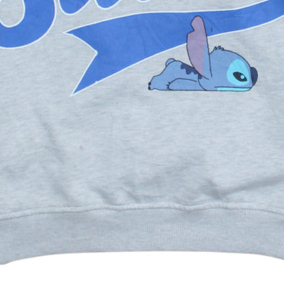 Womens UK Size 10/12 Disney Grey Pullover Sweatshirt