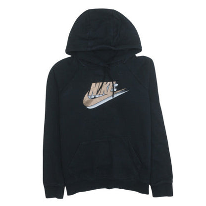 Womens UK Size XS Nike Black Pullover Hoodie