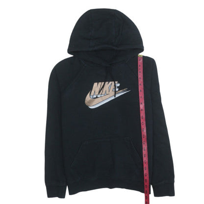 Womens UK Size XS Nike Black Pullover Hoodie