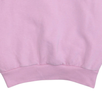 Adidas Girls Pink Crew Neck Fleece Pullover Sweatshirt 13-14 Years