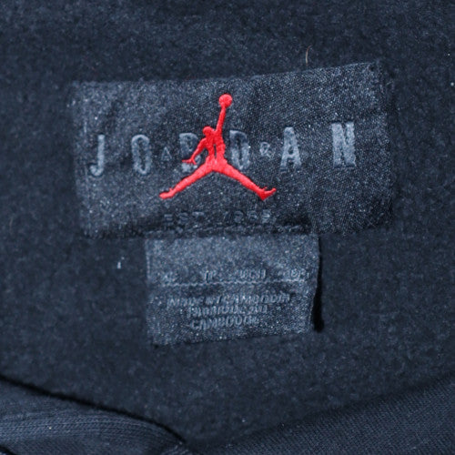Mens UK Size L Jordan Black Pullover Hoodie