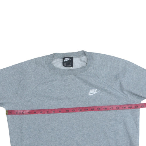 Mens UK Size M Nike Grey Pullover Sweatshirt