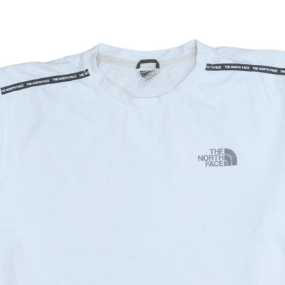 The North Face Men's White Cotton Short Sleeve Crew Neck T-Shirt L