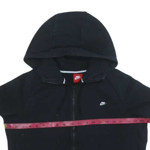 Mens UK Size L Nike Black Full Zip Hoodie