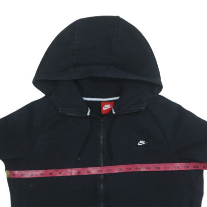 Mens UK Size L Nike Black Full Zip Hoodie