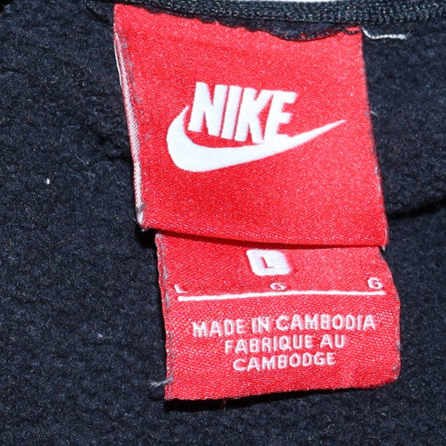 Mens UK Size L Nike Black Full Zip Hoodie