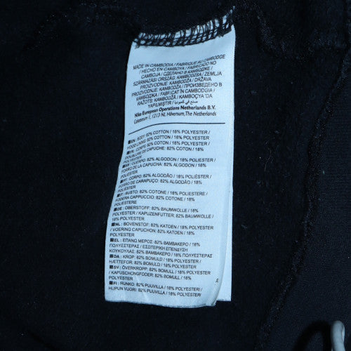 Mens UK Size L Nike Black Full Zip Hoodie