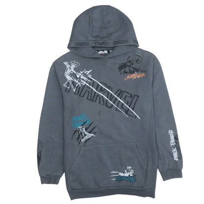 Marvel Boys Grey Pullover Hoodie 14-15 Years Captain America Wolverine Print