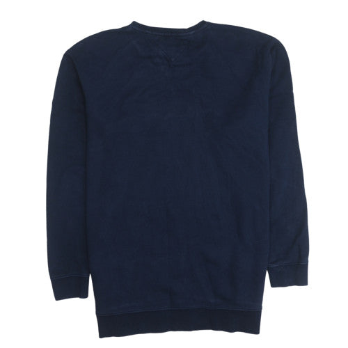 Mens UK Size XL Tommy Jeans Blue Pullover Sweatshirt